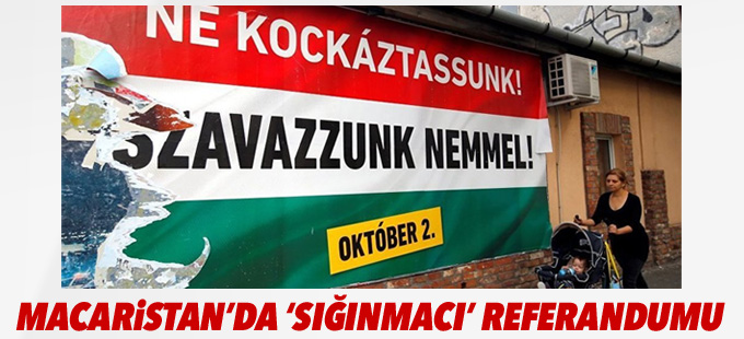 Macaristan'da 'sığınmacı kotası' referandumu