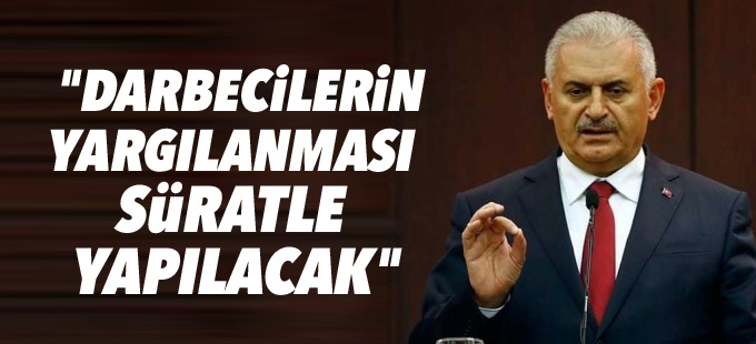 "Darbecilerin yargılanması süratle yapılacak"