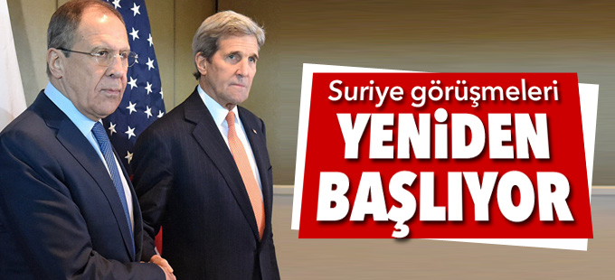 ABD ve Rusya, Suriye görüşmelerine yeniden başlıyor