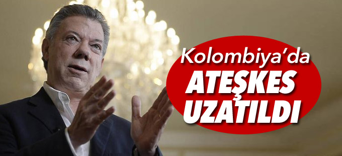 Kolombiya’da ateşkes uzadı