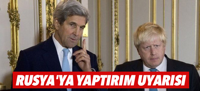 Rusya'ya yaptırım uyarısı