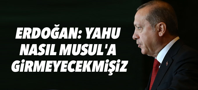 Erdoğan'dan Musul operasyonu açıklaması