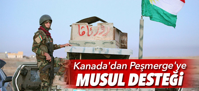 Kanada'dan Peşmerge'ye Musul desteği