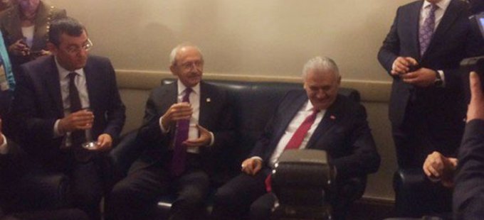 Binali Yıldırım, Kemal Kılıçdaroğlu ile görüştü