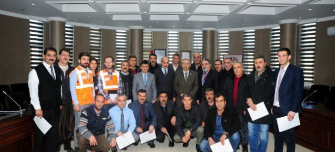 YYÜ’de sertifika dağıtım töreni
