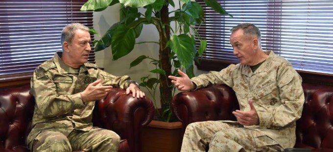 Akar ve Dunford görüşmesi sona erdi