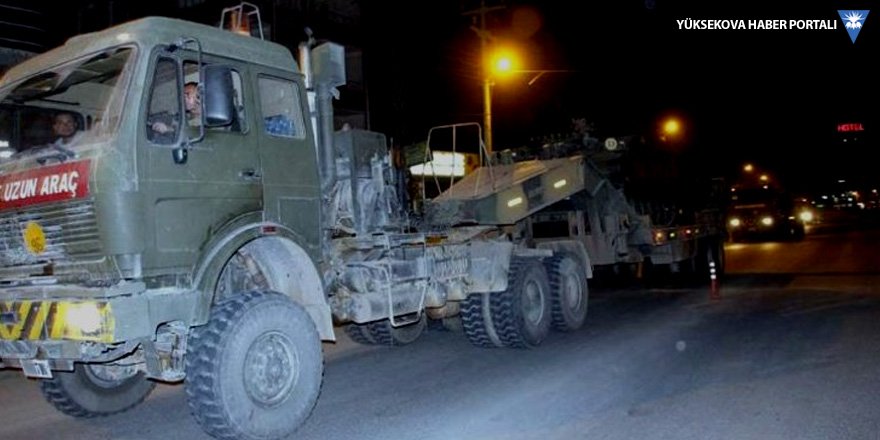 Irak sınırına zırhlı araç sevkıyatı