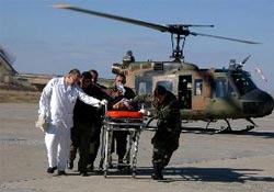 Helikopterle Vana Kaldırıldı