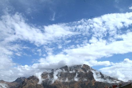Sümbül Dağını bulutlar sardı 39