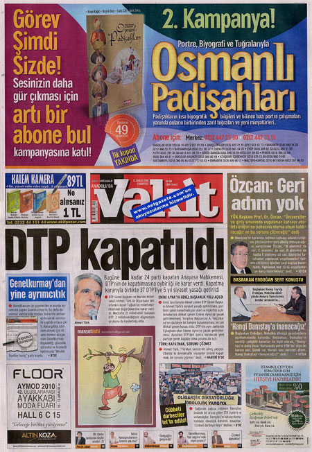 Medyada 'kapatma' manşetleri 14