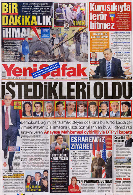 Medyada 'kapatma' manşetleri 16