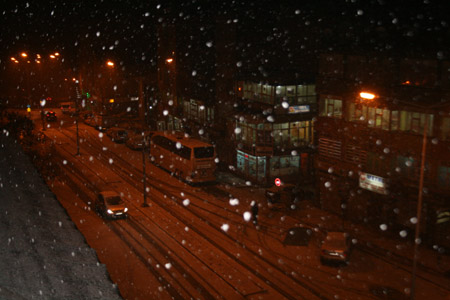 Hakkari'de karlı bir gece 9