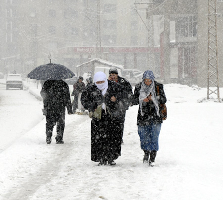 Yükekova'da kar yağışı 29