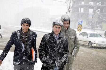 Yükekova'da kar yağışı 41