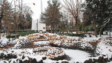 Diyarbakır'da kar manzaraları 13