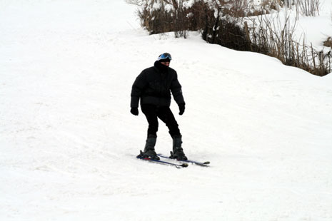 Hakkari'de Otluca tesislerindeki kayak keyfinden fotoğraflar 21