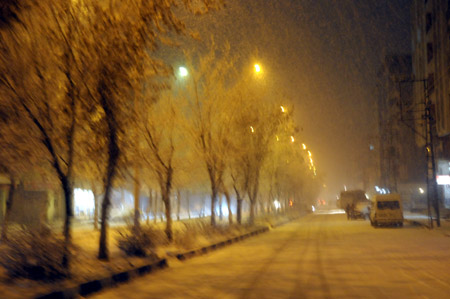 Yüksekova'da kar yağışı fotolar 03-02-2010 11