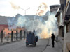 Kepenklerin kapalı olduğu Hakkari'de yürüyüş ardından olaylar çıktı