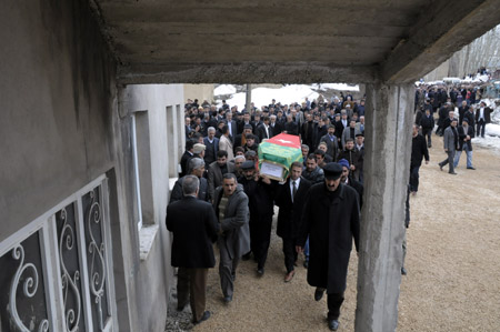 Ahmet Zeydan uğurlandı. 21