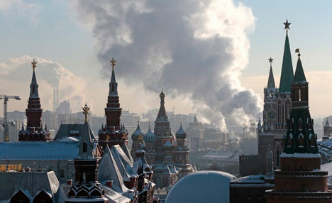 Moskova'ya yüzyılın kar yağışı 1