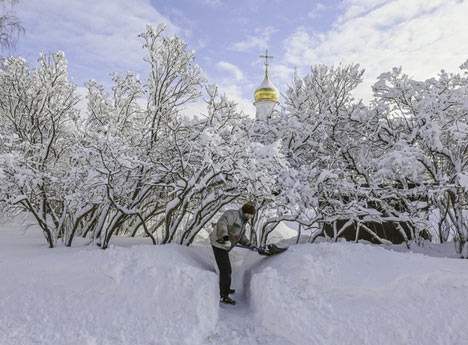 Moskova'ya yüzyılın kar yağışı 3