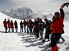 Hakkari'de 2 bin 700 rakımda kar trekkingi