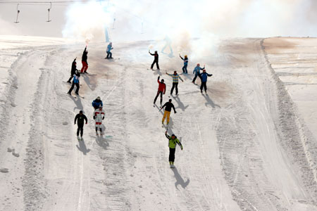 Hakkari'de kar festivali düzenlendi 118