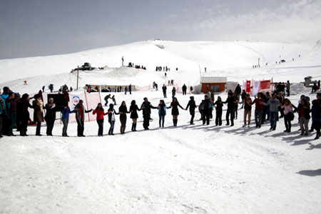 Hakkari'de kar festivali düzenlendi 38
