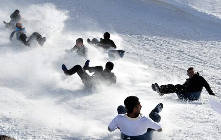 Hakkari'de kar festivali düzenlendi 9