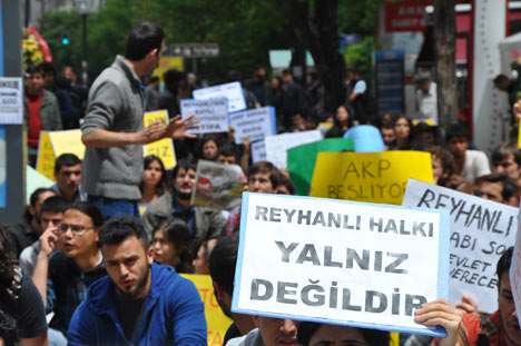 Reyhanlı protestosuna müdahale 2