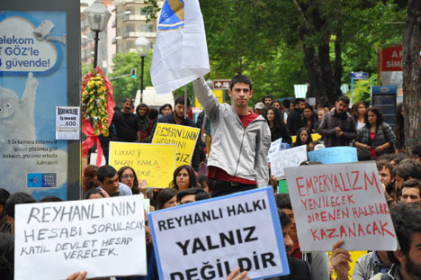 Reyhanlı protestosuna müdahale 3