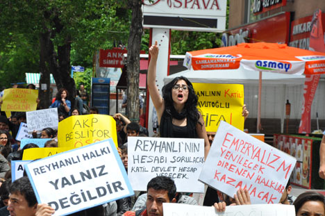 Reyhanlı protestosuna müdahale 4