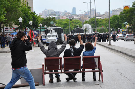 Reyhanlı protestosuna müdahale 8