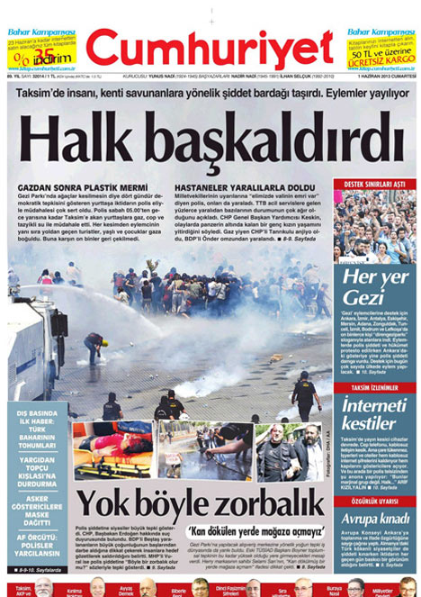 Basın Taksim eylemini nasıl gördü? 10