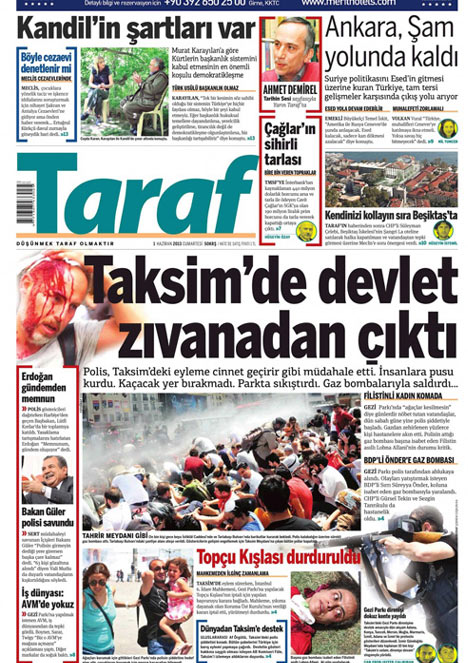 Basın Taksim eylemini nasıl gördü? 11