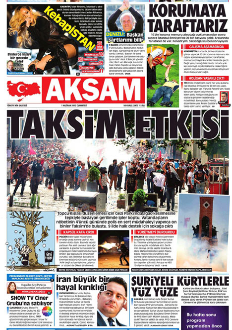 Basın Taksim eylemini nasıl gördü? 13