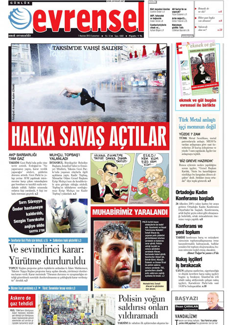 Basın Taksim eylemini nasıl gördü? 16