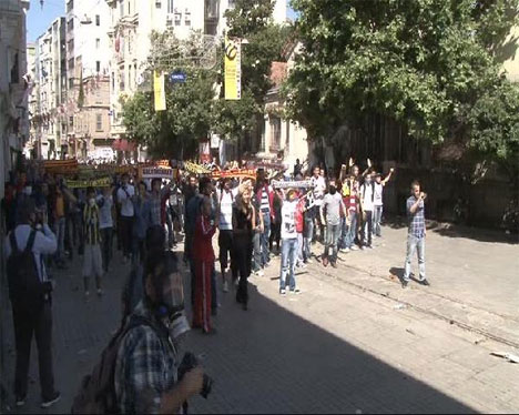 Taksim'de çatışmalar devam ediyor 2