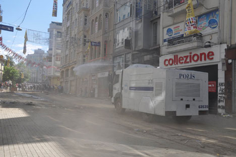 Taksim'de çatışmalar devam ediyor 22