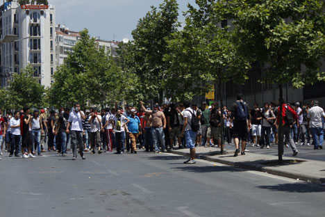 Taksim'de çatışmalar devam ediyor 29