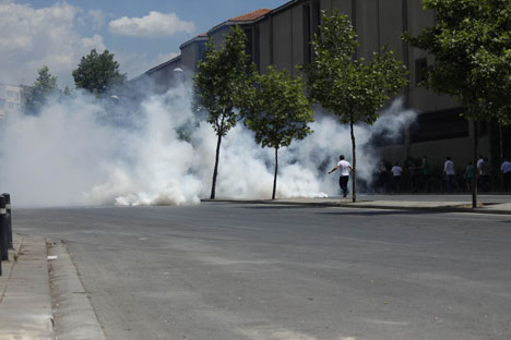 Taksim'de çatışmalar devam ediyor 46