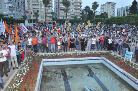 Adana, Mersin ve Aydın'da destek eylemi 13