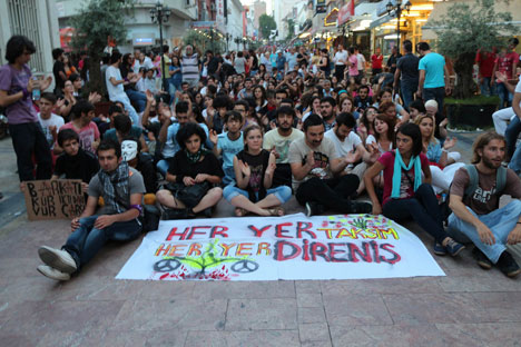 Adana, Mersin ve Aydın'da destek eylemi 9