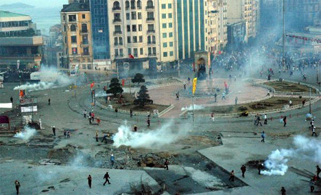 Taksim'de dün gece yaşananlar 41