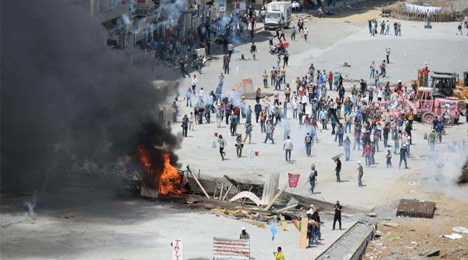 Fotoğraflarla Taksim direnişi 1