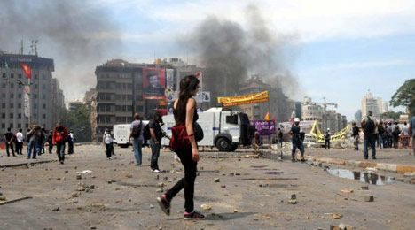 Fotoğraflarla Taksim direnişi 14