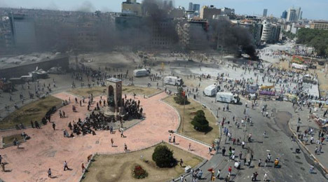 Fotoğraflarla Taksim direnişi 15