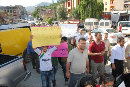 Şemdinli'de Bingöl olayı için yürüyüş 6