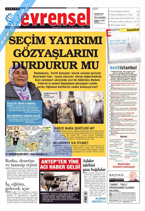 Gazeteler 'Diyarbakır'ı nasıl gördü 2