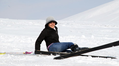 Yüksekova'da kayak keyfi 3